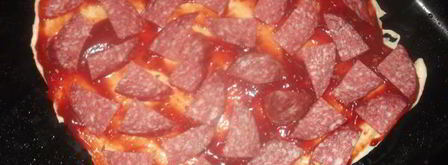 пицца на слоеном тесте. Шаг 5