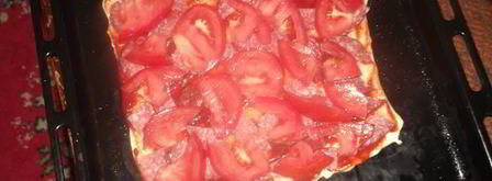 пицца на слоеном тесте. Шаг 6