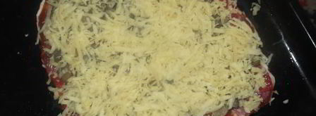 пицца на слоеном тесте. Шаг 8