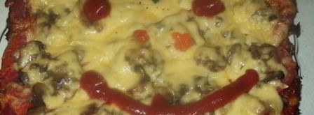 пицца на слоеном тесте. Шаг 10