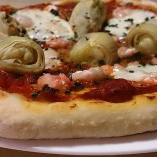 Рецепт пиццы посейдон с артишоками и креветками