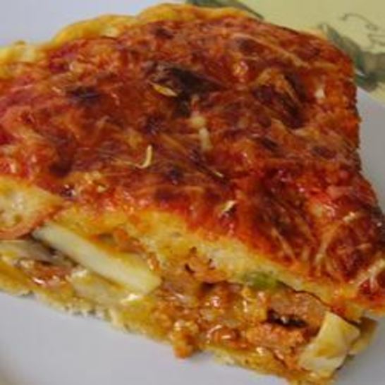 Рецепт пиццы с фаршем