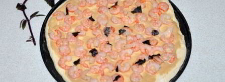 пицца с креветками. Шаг 3