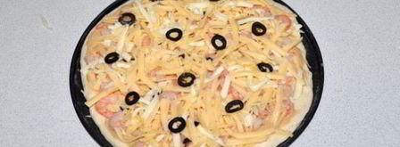 пицца с креветками. Шаг 4