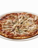 Пицца с курицей и грибами