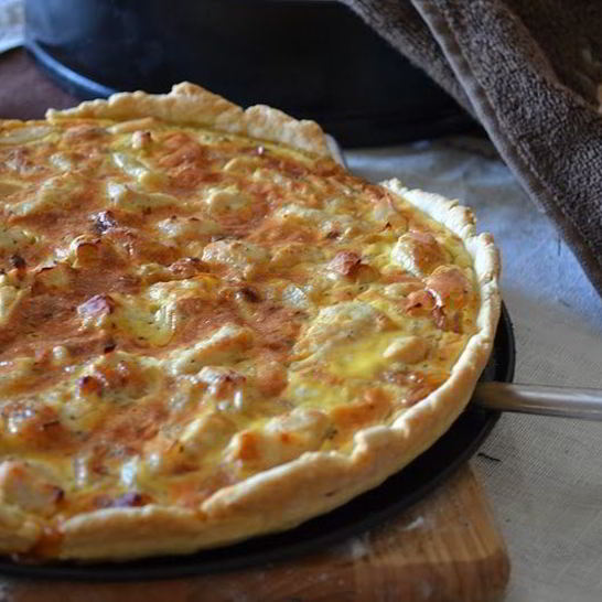 Рецепт пиццы с курицей и колбасой