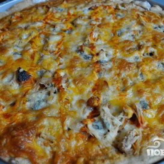 Рецепт пиццы с курицей