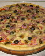 Пицца с мидиями