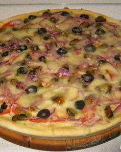 Пицца с мидиями