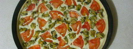 пицца с мидиями. Шаг 22