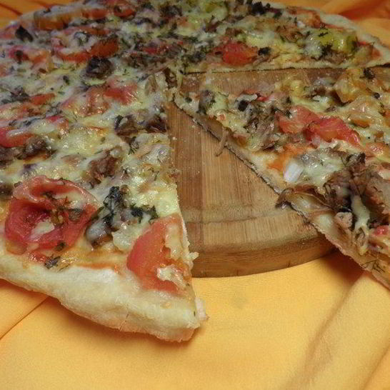 Рецепт пиццы с мясом