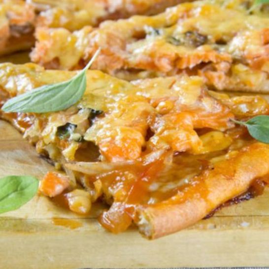 Рецепт пиццы с семгой