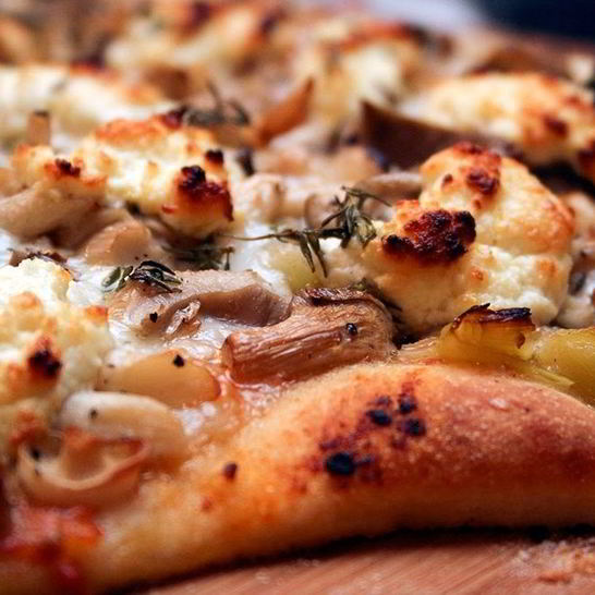 Рецепт пиццы с солеными грибами