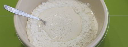 пицца с сыром скаморца. Шаг 3