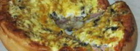 пицца с вешенками и кукурузой. Шаг 5