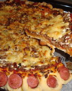 Пицца с вкусным краешком