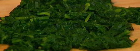 пицца с яйцом и шпинатом. Шаг 7