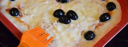 пицца-сердце с ветчиной и сыром. Шаг 21