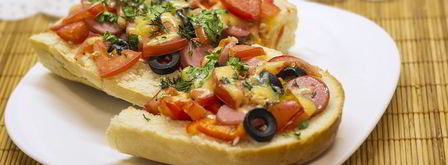 пицца в батоне. Шаг 8