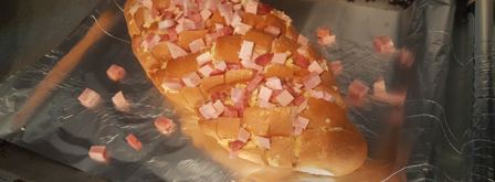 пицца в булке. Шаг 3