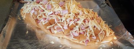 пицца в булке. Шаг 4