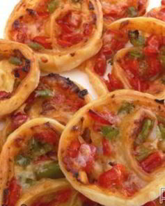 Пиццы-мини из рулета