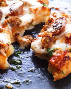 Простая пицца в мультиварке