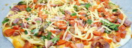 тонкая пицца. Шаг 4