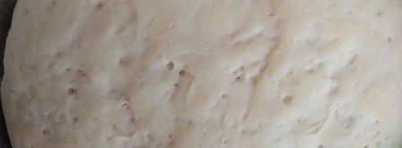 закрытая пицца с курицей и чесноком. Шаг 3