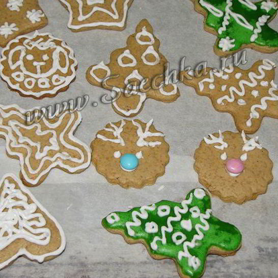 Рецепт имбирных пряников на меду