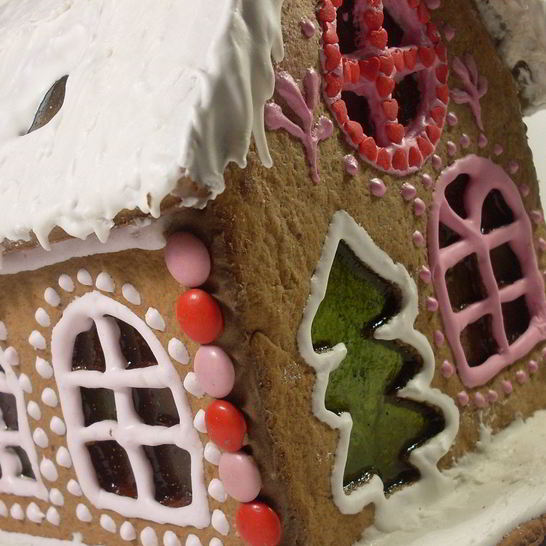 Рецепт новогоднего пряничного домика-светильника