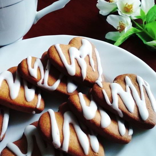 Рецепт пряничных сердечек