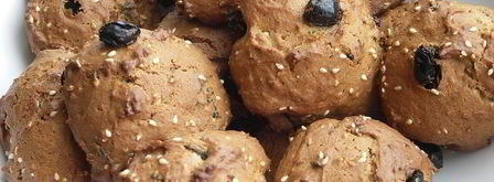 пряники с кунжутом, изюмом и мятой. Шаг 8