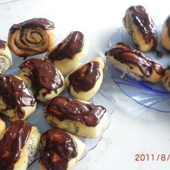 Рецепт рулетиков с маком