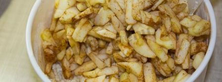 диетическая шарлотка из геркулеса с яблоками. Шаг 15