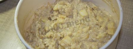 диетическая шарлотка из геркулеса с яблоками. Шаг 16
