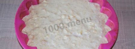 диетическая шарлотка из геркулеса с яблоками. Шаг 19