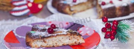 диетическая шарлотка из геркулеса с яблоками. Шаг 22