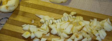 диетическая шарлотка из геркулеса с яблоками. Шаг 9