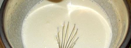 фисташковая шарлотка с персиками. Шаг 6