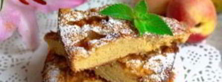 классическая шарлотка с яблоками и нектаринами. Шаг 7