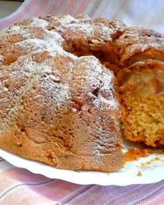 Пирог шарлотка с грушей