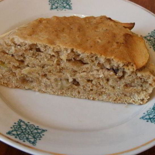 Рецепт постной шарлотки с яблоками