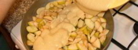 шарлотка без яиц. Шаг 3