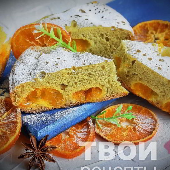 Рецепт шарлотки из мандаринов