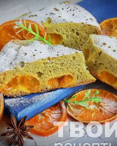 Шарлотка из мандаринов