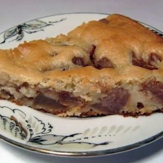 Рецепт шарлотки из сушеных яблок