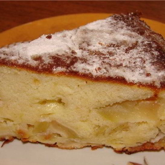 Рецепт шарлотки на йогурте с яблоками