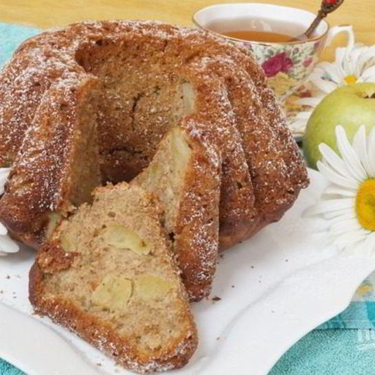 Рецепт шарлотки на кефире в духовке