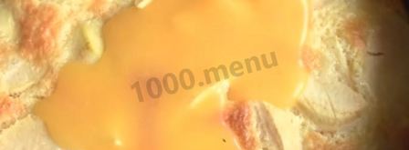 шарлотка на молоке с яблоками. Шаг 14